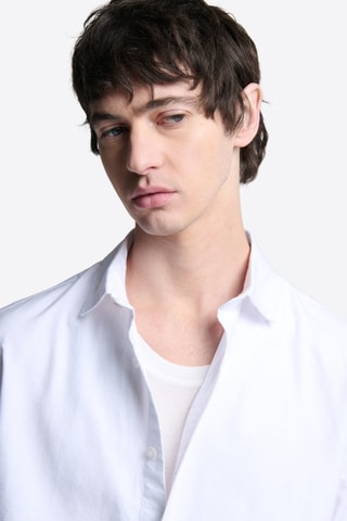 Camisa slim fit - Blanco