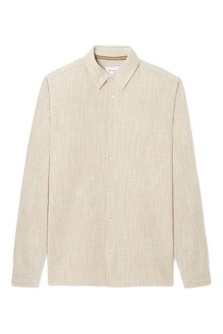 Camisa slim fit - Beige