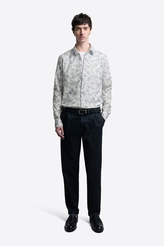 Camisa slim fit - Blanco