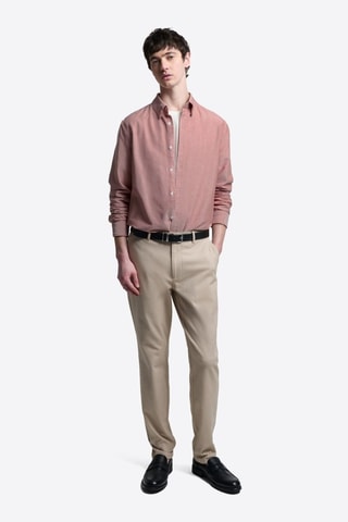 Camisa slim fit - Naranja