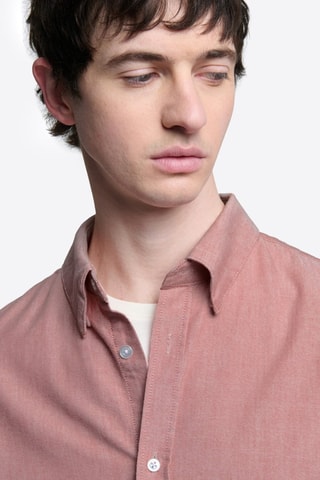 Camisa slim fit - Naranja