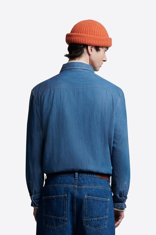Camisa vaquera regular fit - Azul cobalto