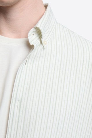 Camisa slim fit - Caqui