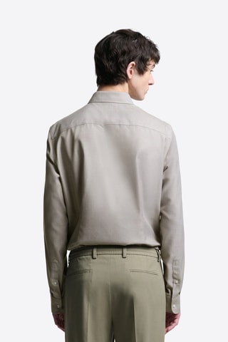 Camisa slim fit - Verde