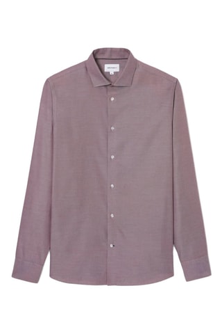 Camisa slim fit - Burdeos