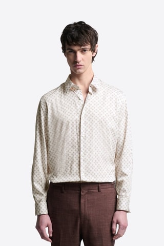 Camisa slim fit - Blanco