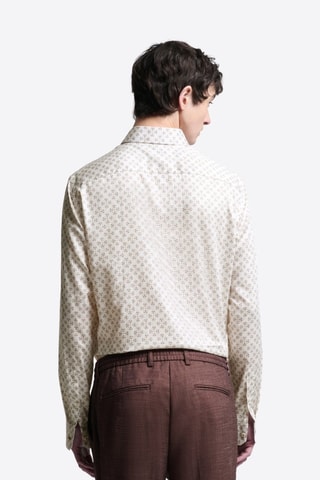 Camisa slim fit - Blanco