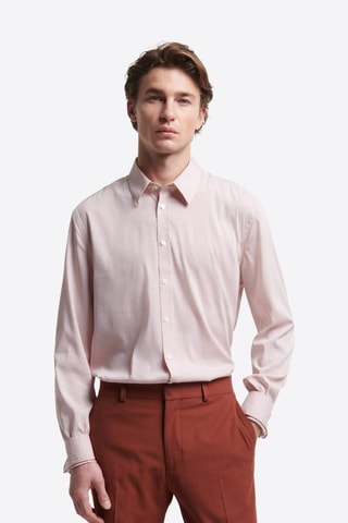 Camisa slim fit - Marrón