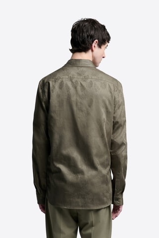 Camisa slim fit - Caqui