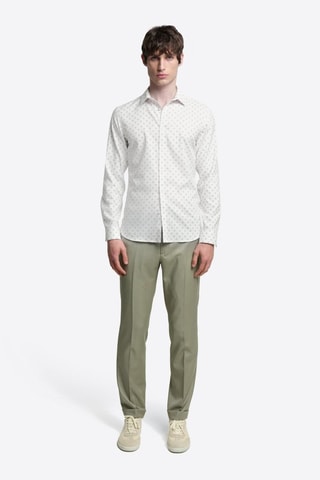 Camisa slim fit - Blanco