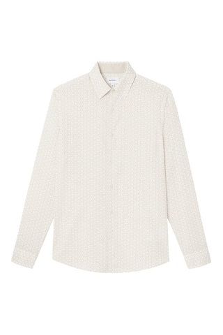 Camisa slim fit - Beige