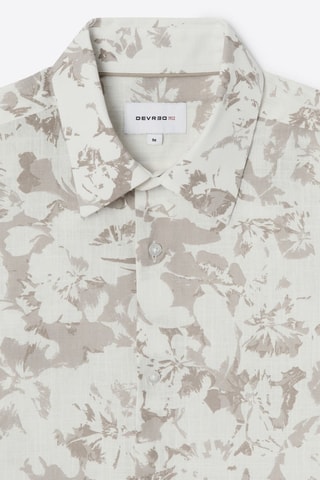 Camisa slim fit - Beige