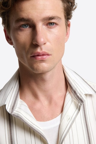 Camisa slim fit - Crudo