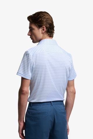Camisa slim fit - Celeste