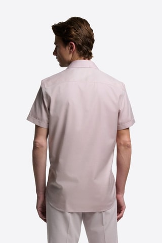Camisa slim fit - Rosa empolvado