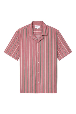 Camisa slim fit - Rojo teja