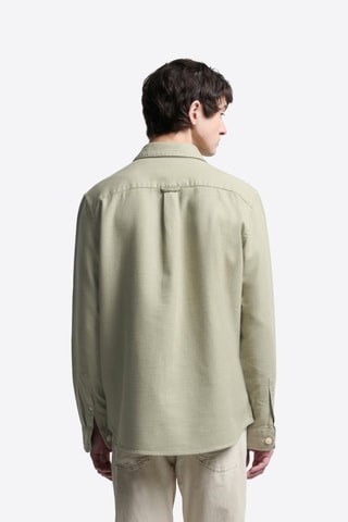 Sobrecamisa regular fit - Verde oliva