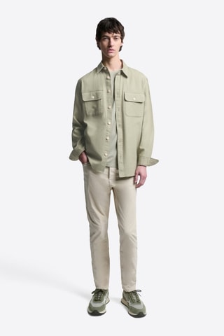 Sobrecamisa regular fit - Verde oliva