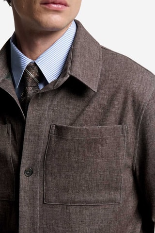 Sobrecamisa - Marrón jaspeado