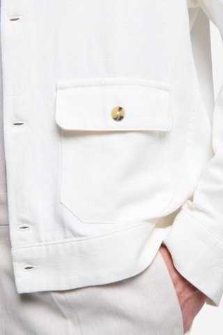Sobrecamisa regular fit - Blanco