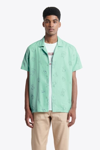 Camisa regular fit - Verde