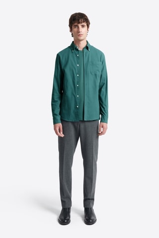 Camisa slim fit - Verde