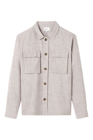 Sobrecamisa regular fit - Beige