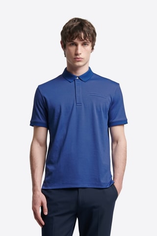 Polo slim fit - Azul marino
