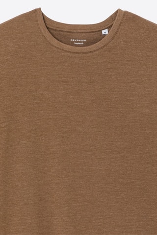 Camiseta slim fit - Marrón