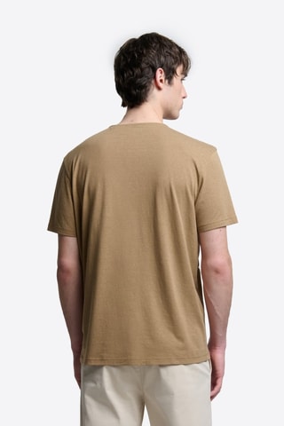 Camiseta slim fit - Marrón