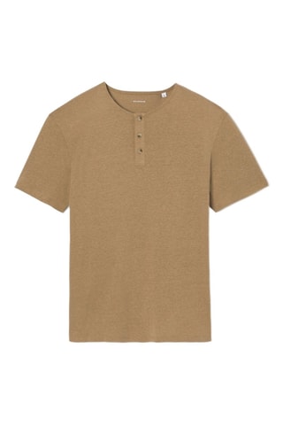 Camiseta slim fit - Marrón