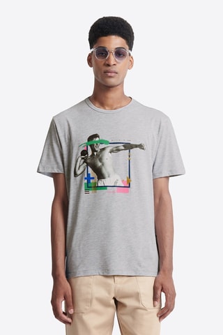 Camiseta - Gris jaspeado