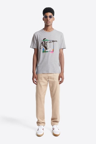 Camiseta - Gris jaspeado