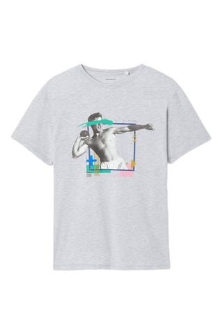 Camiseta - Gris jaspeado