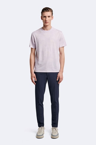 Camiseta slim fit - Violeta claro