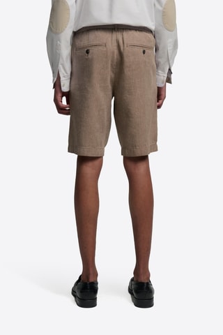 Bermudas de lino - Marrón