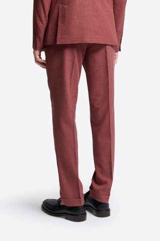 Pantalón de traje slim fit - Rojo