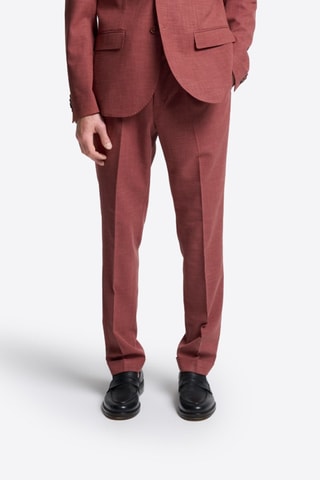 Pantalón de traje slim fit - Rojo