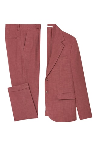 Pantalón de traje slim fit - Rojo