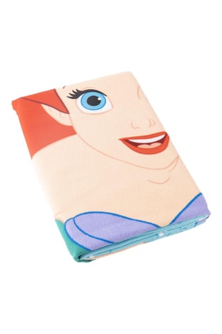 Telo doccia Ariel e Flounder La sirenetta Disney - 70 x 140 cm - Rosso, blu e verde