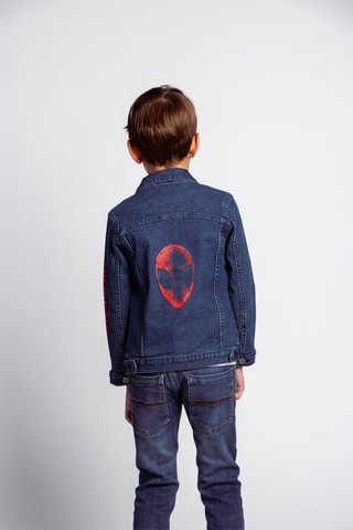 Giacca in jeans Spider-man Avengers Marvel - Blu