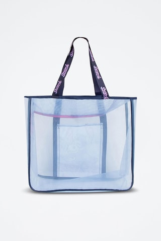 Borsa da spiaggia Stitch Lilo e Stitch Disney - Bianco, nero e rosa