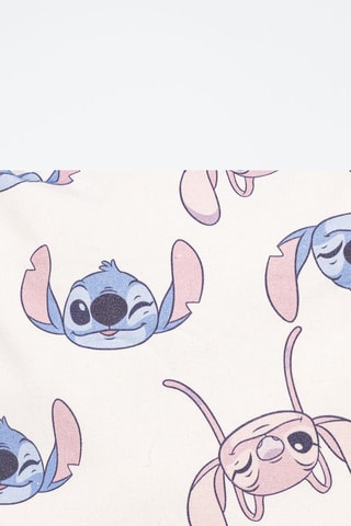Tote bag Stitch Lilo e Stitch Disney - Beige e rosa