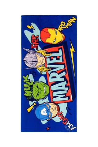 Telo mare e occhialini Avengers Marvel - Blu - Multicolore