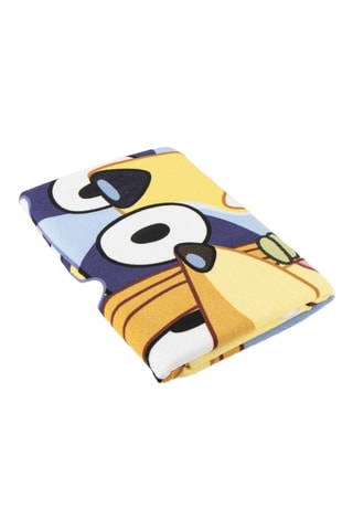 Telo doccia Bluey - 70 x 140 cm - Blu e marrone