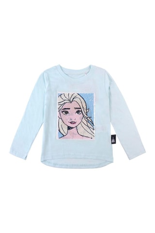 T-shirt Elsa La Reine des Neiges Disney - Bleu