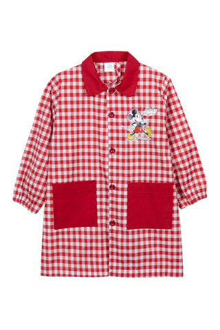 Grembiule Topolino Disney - Rosso - Bianco, nero e rosso