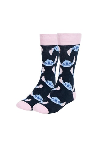3 paia di calze Stitch Lilo & Stich Disney - Blu - Blu