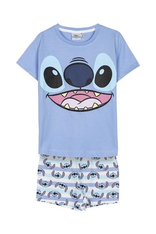 Pigiama Stitch Lilo e Stitch Disney - Blu - Nero, blu e rosa