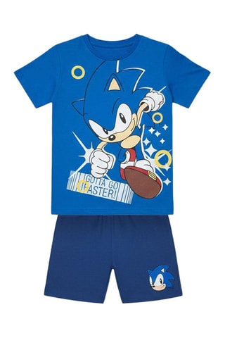 T-shirt et short Sonic - Bleu